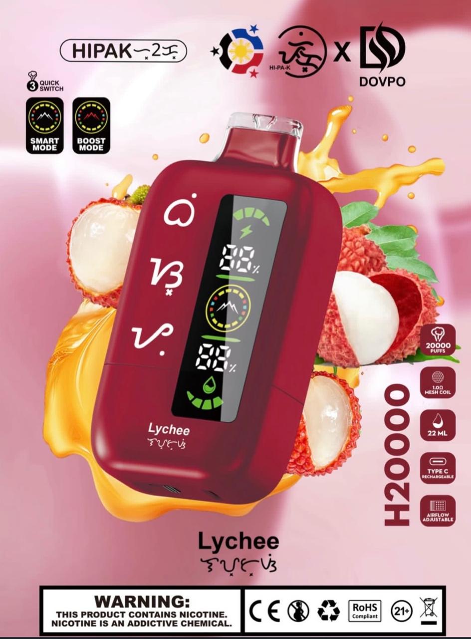 HIPAK H20000 PUFFS 3%