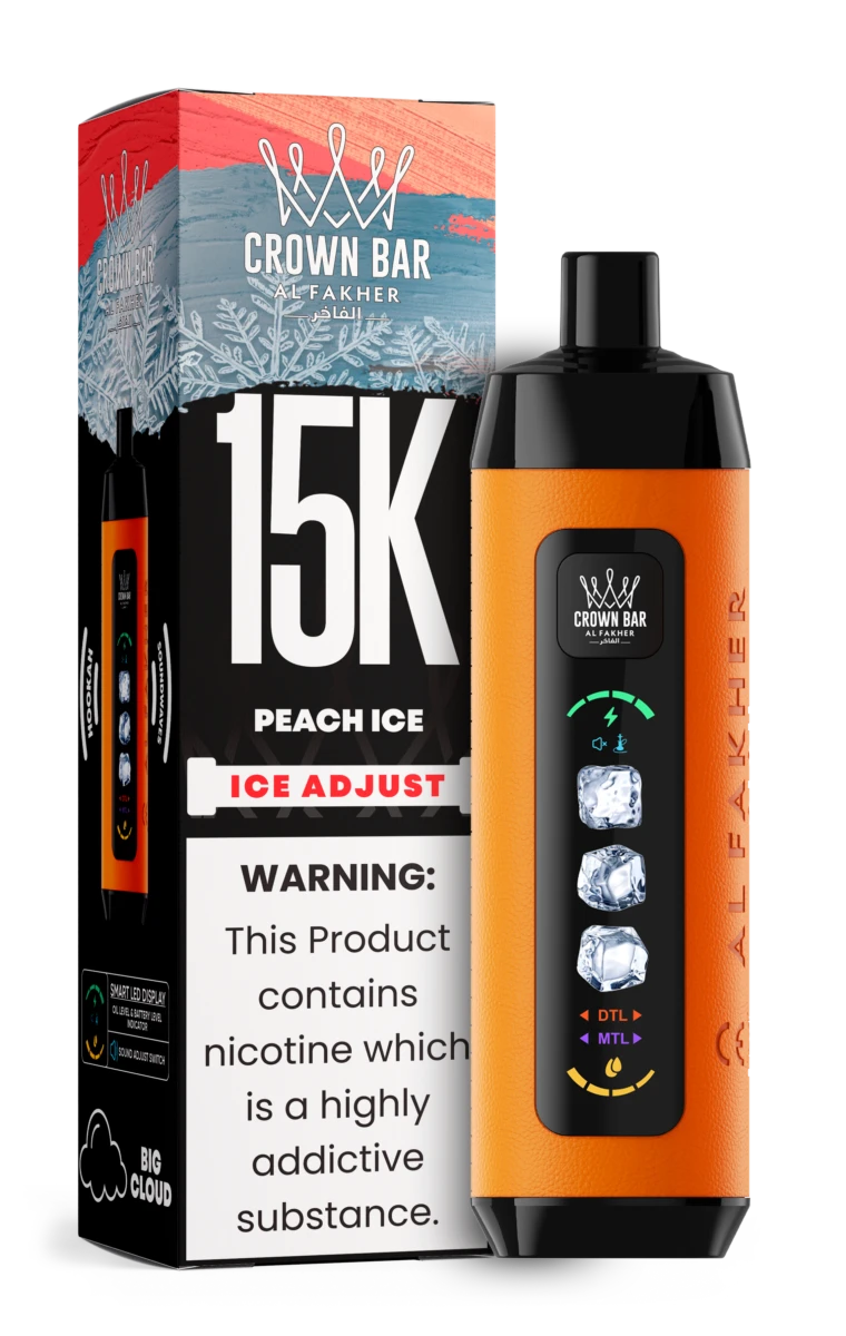 AL FAKHER CROWN BAR 15000 PUFFS ICE ADJUST (DTL)