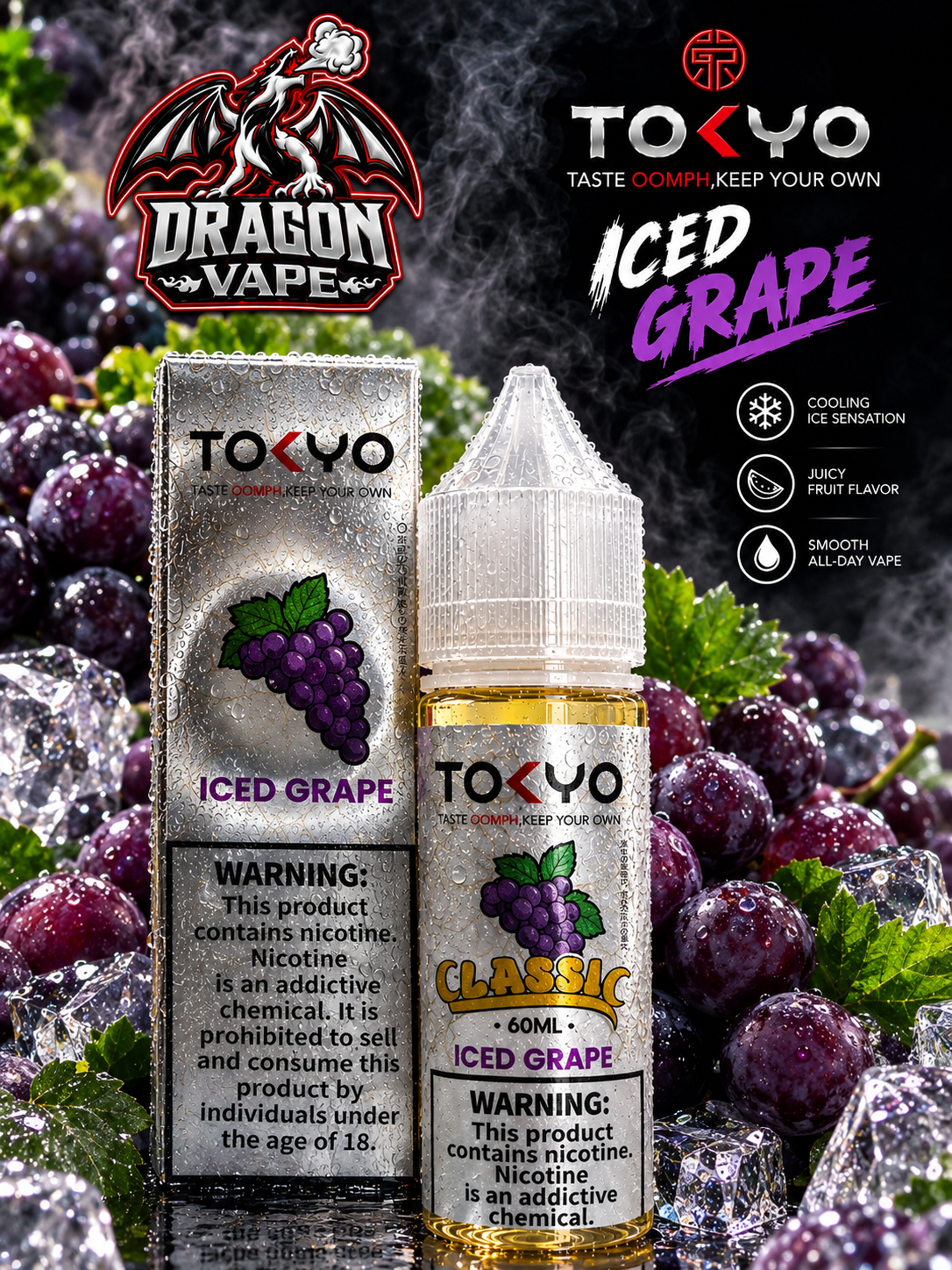 TOKYO - ICED GRAPE (60ML)