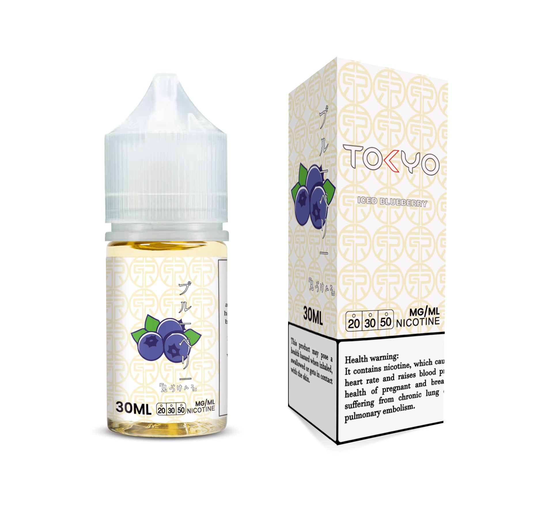TOKYO - ICED BLUEBERRY 30ML [SALTNIC]  Dragon Vape