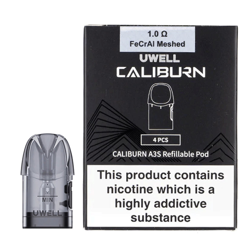 UWELL - CALIBURN A3 & A3S MESHED REPLACEMENT PODS (4PCS\PACK)