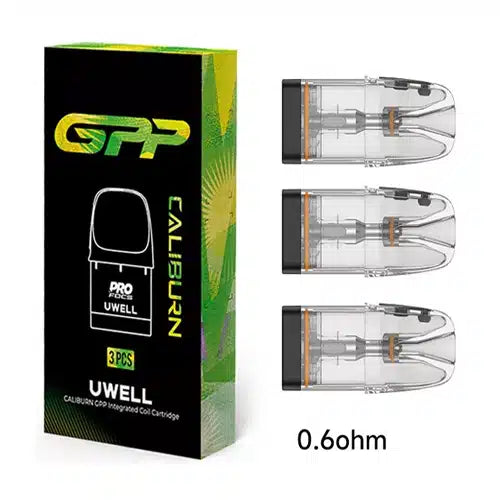UWELL - CALIBURN GPP CARTRIDGE (3PCS/PACK) (Side Refill)