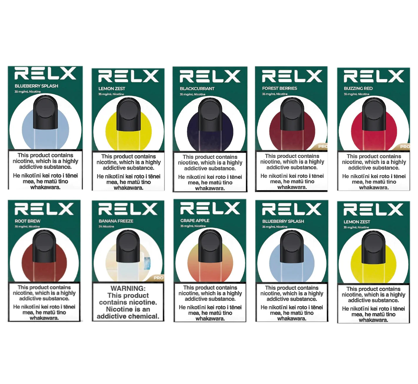 RELX - INTIFINITY PRE-FILLED PODS 3%