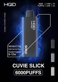 HQD CUVIE SLICK 6000 PUFFS 5%