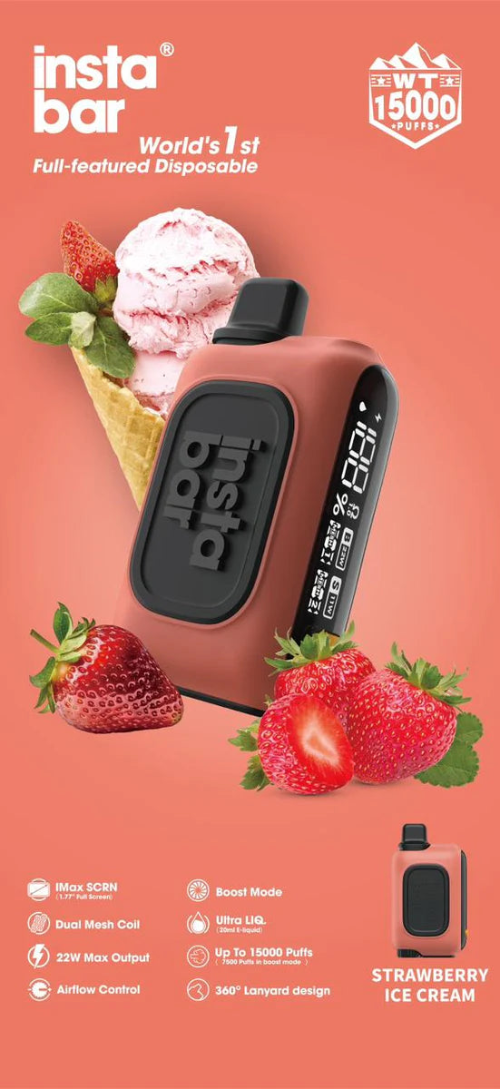INSTABAR WT15000 PUFFS 5%