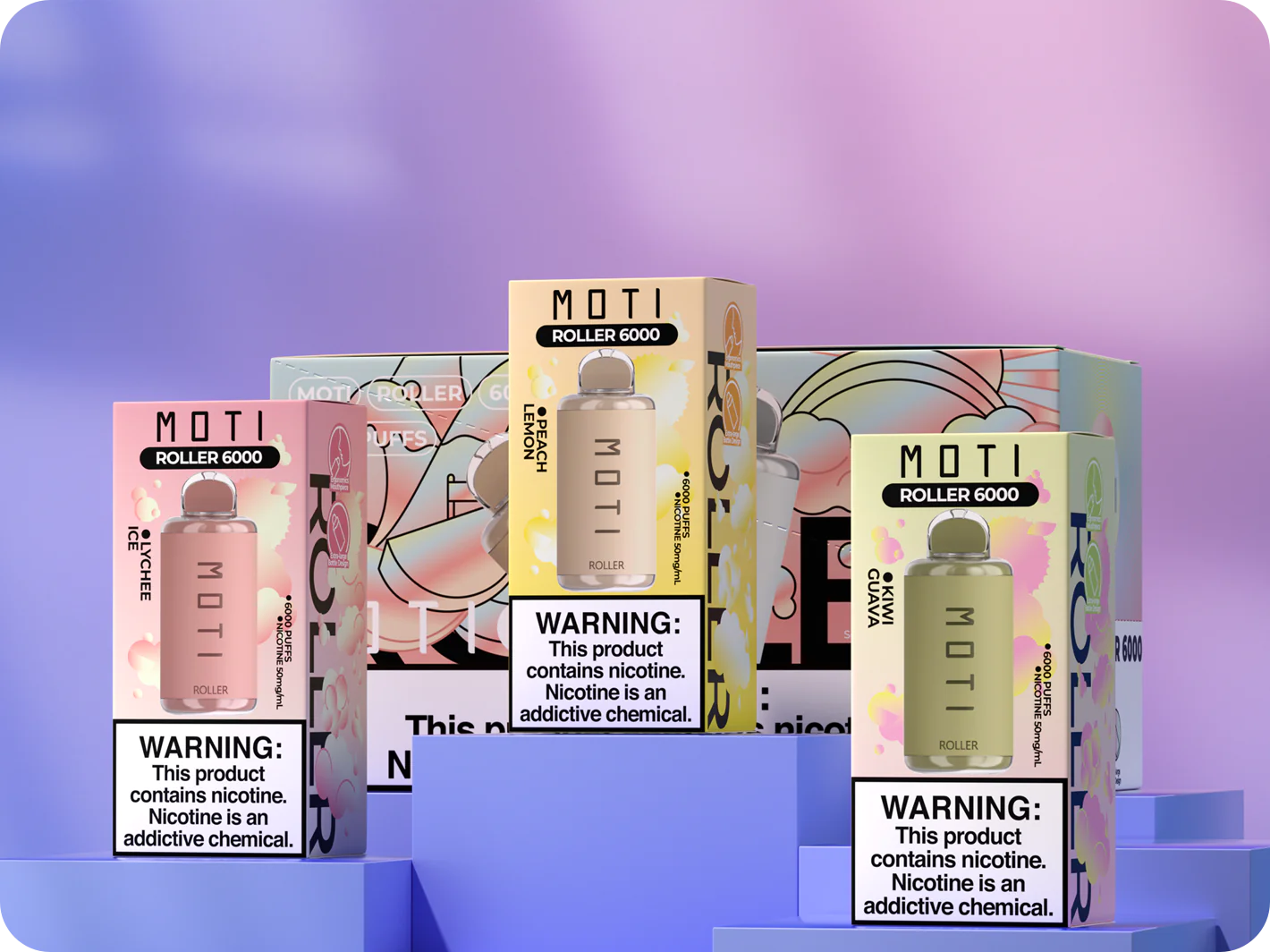 MOTI ROLLER DISPOSABLE 6000 PUFFS