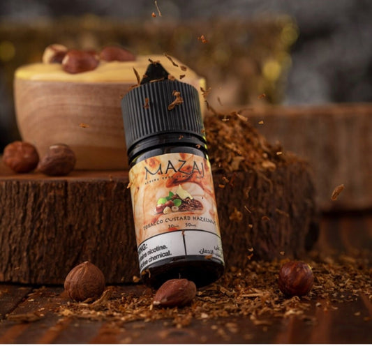 MAZAJ - TOBACCO CUSTARD HAZELNUT 30ML [SALTNIC]