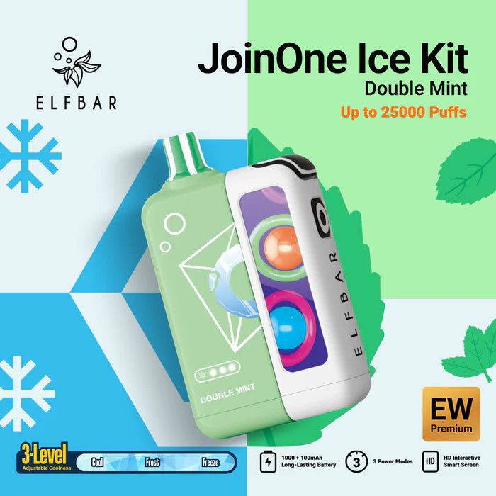 ELFBAR JOINONE ICE 25000 PUFFS PREFILLED KIT 5%