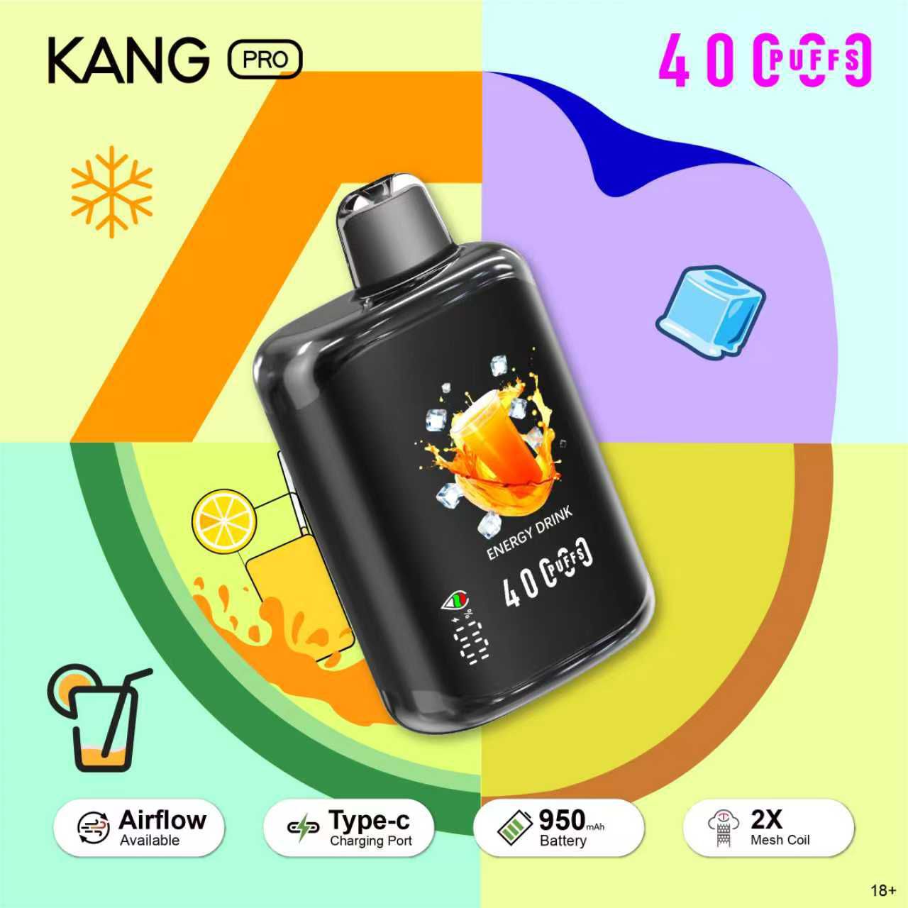 KANG PRO 2B 40000 PUFFS 30MG