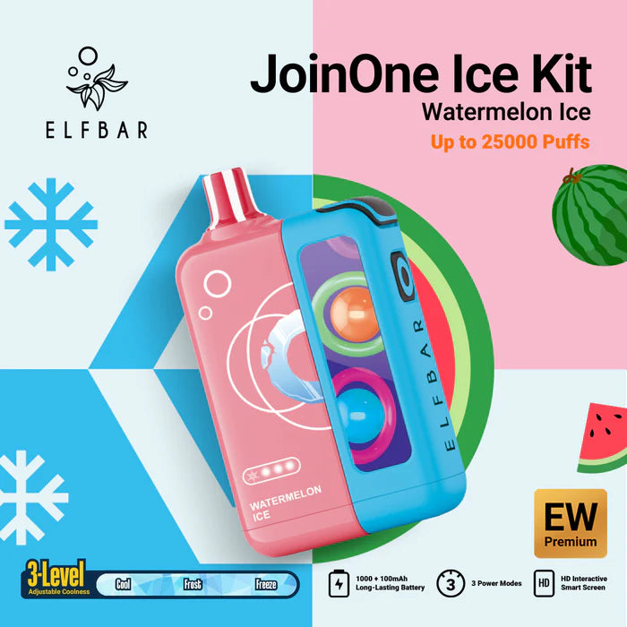 ELFBAR JOINONE ICE 25000 PUFFS PREFILLED KIT 5%