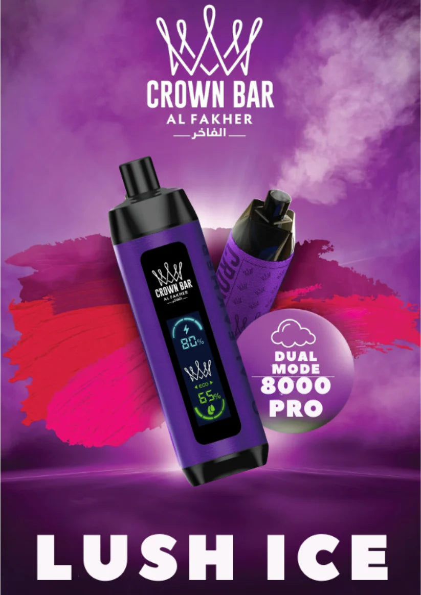 AL FAKHER CROWN BAR 8000 PRO PUFFS (DTL)