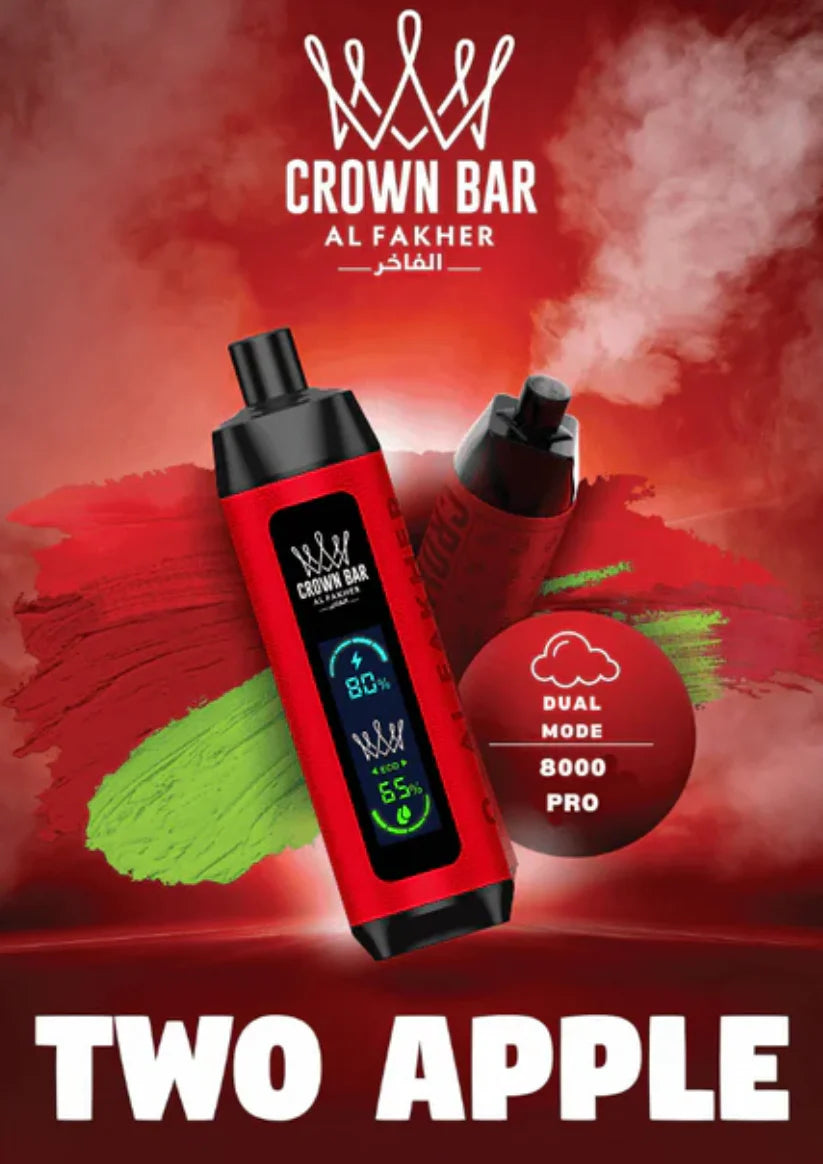 AL FAKHER CROWN BAR 8000 PRO PUFFS (DTL)