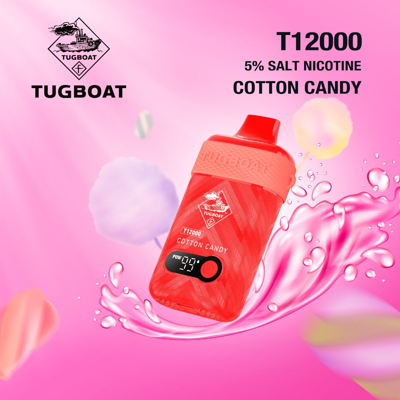 TUGBOAT T12000 DISPOSABLE VAPE 50MG