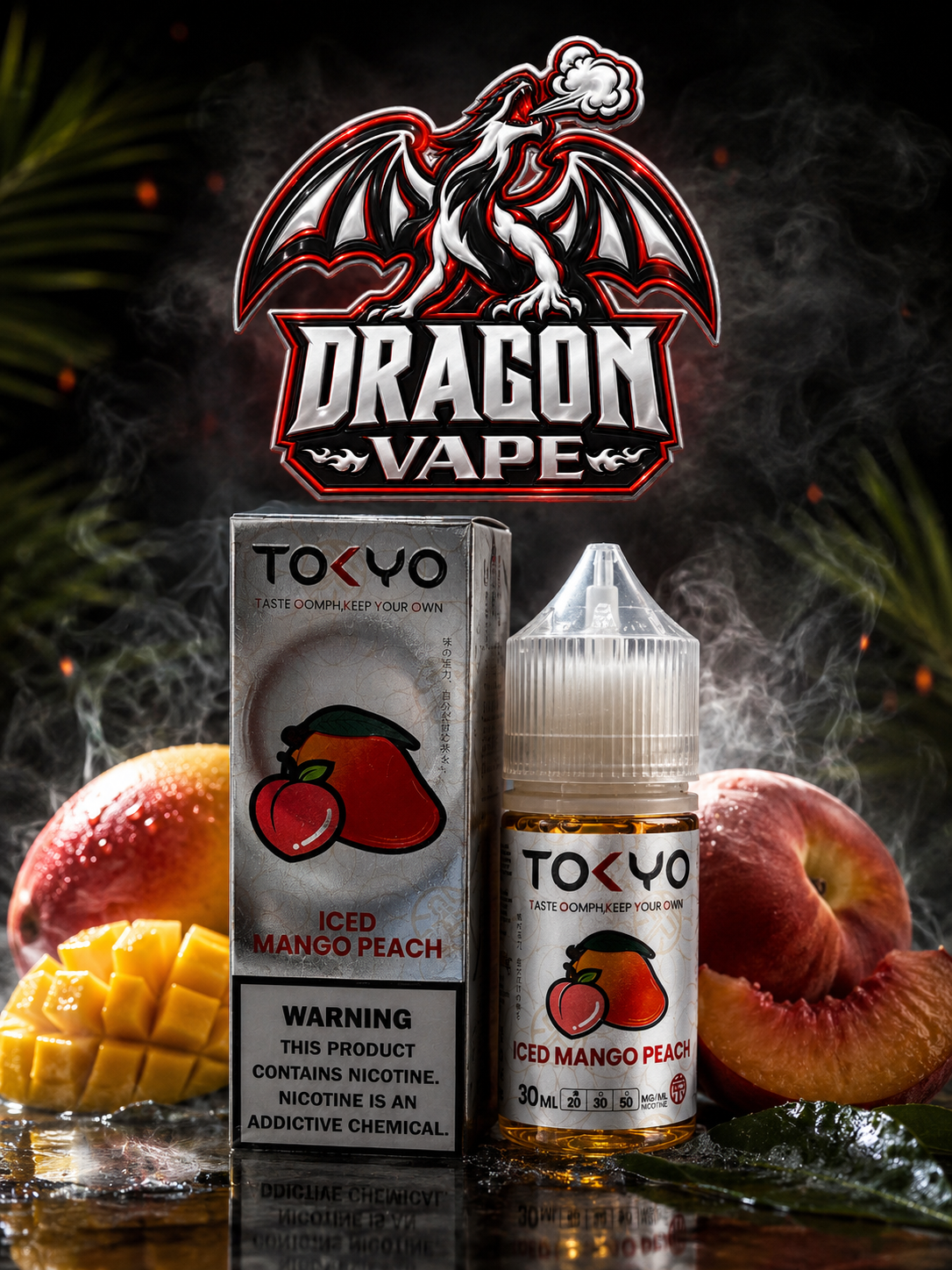 TOKYO - ICED MANGO PEACH 30ML [SALTNIC]
