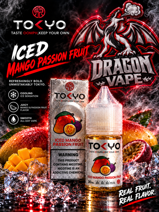TOKYO - ICED MANGO PASSION FRUIT 30ML [SALTNIC]