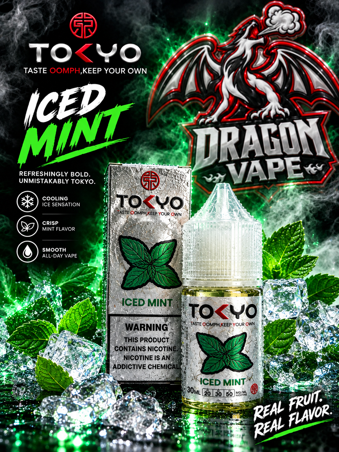 TOKYO - ICED MINT 30ML [SALTNIC]