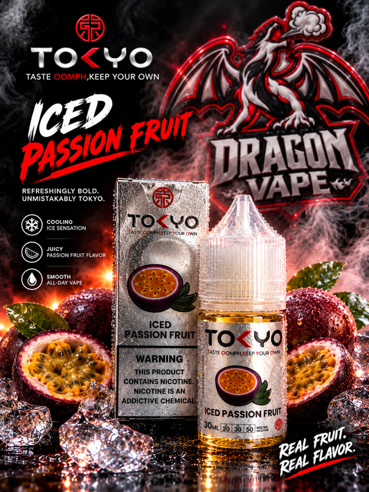 TOKYO - ICED PASSION FRUIT 30ML [SALTNIC]