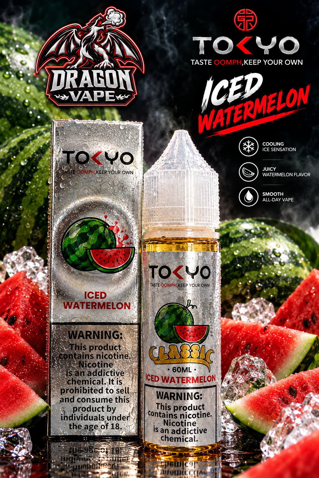 TOKYO - ICED WATERMELON (60ML)