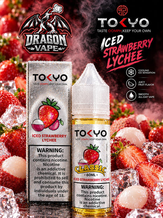 TOKYO - ICED STRAWBERRY LYCHEE (60ML
