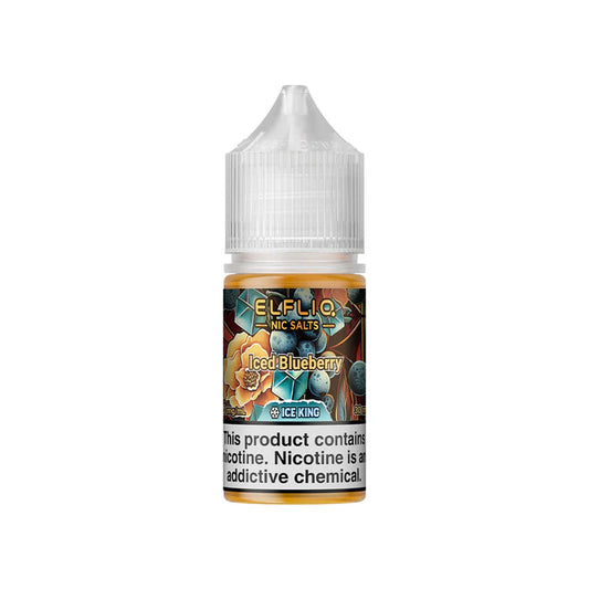 ELFLIQ NIC SALTS ICE KING - ICED BLUEBERRY 30ML [SALTNIC]