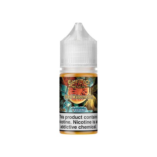 ELFLIQ NIC SALTS ICE KING - ICED WATERMELON 30ML [SALTNIC]