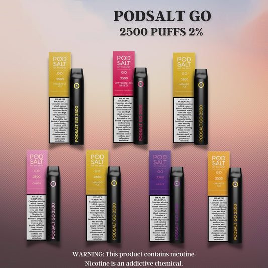 POD SALT GO 2500 PUFFS 2%