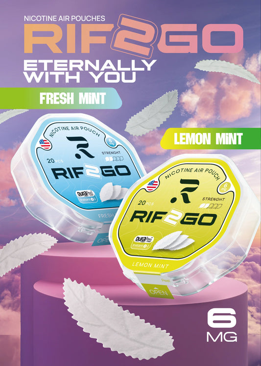 RIF2GO NICOTINE POUCHES (6mg)