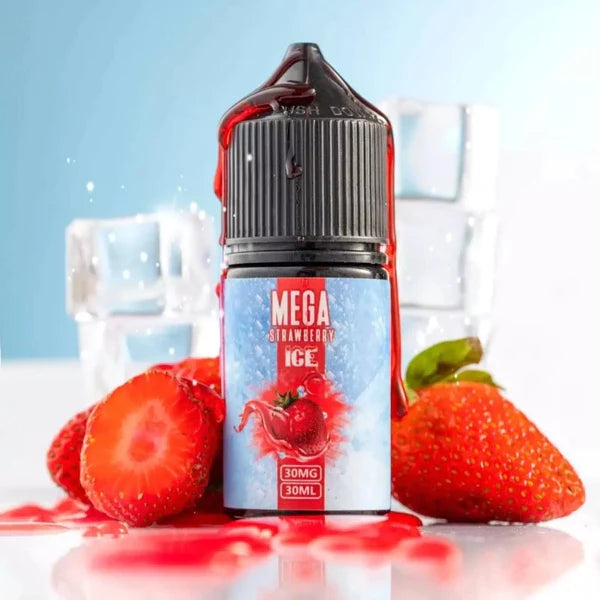 MEGA - STRAWBERRY ICE 30ML [SALTNIC]