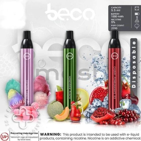 BECO MESH 2200 PUFFS 5%