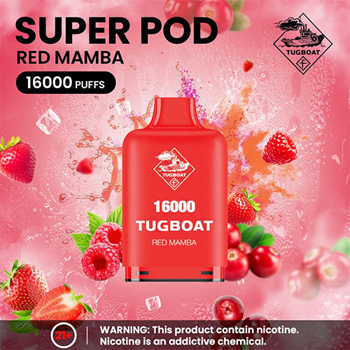 TUGBOAT SUPER POD 16000 PUFFS 5%