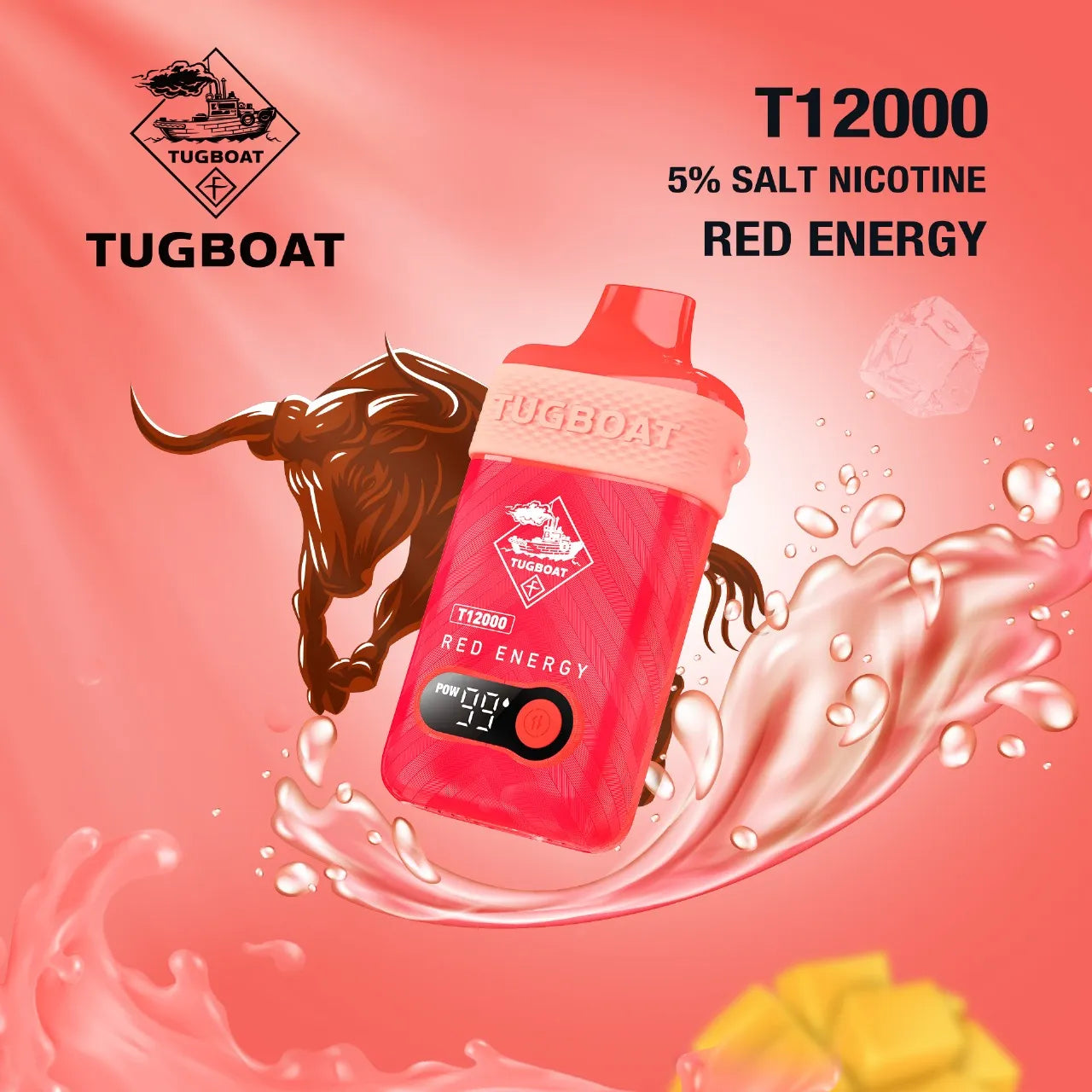 TUGBOAT T12000 DISPOSABLE VAPE 50MG