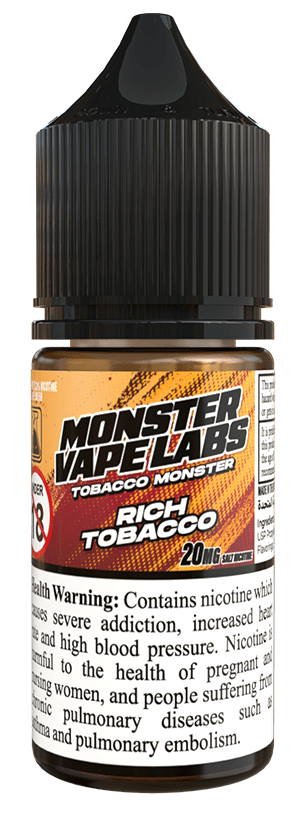 MONSTER VAPE LABS RICH TOBACCO 30ML [SALTNIC]