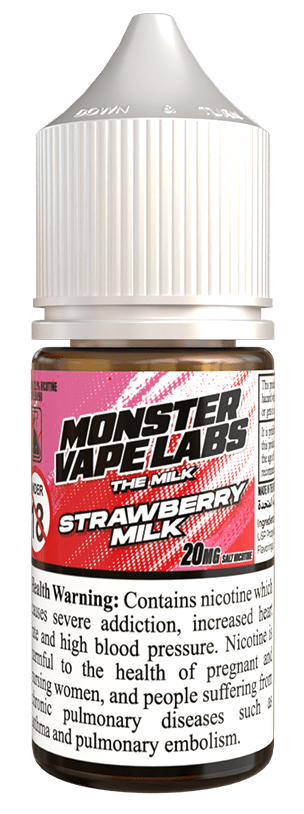 MONSTER VAPE LABS STRAWBERRY MILK 30ML [SALTNIC]