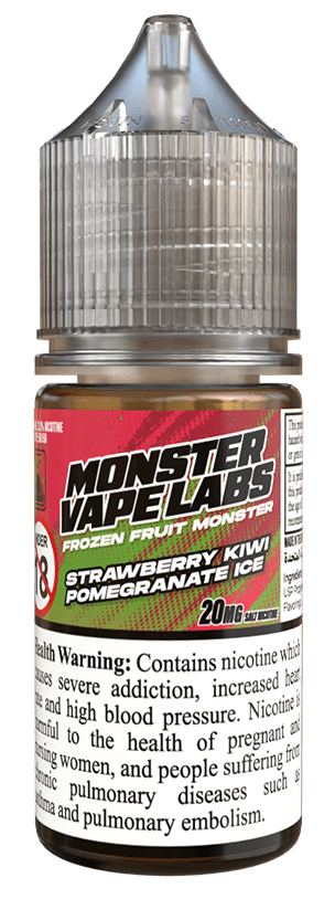 MONSTER VAPE LABS STRAWBERRY KIWI POMEGRANATE ICE 30ML [SALTNIC]