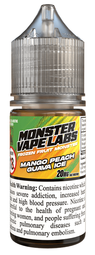 MONSTER VAPE LABS MANGO PEACH GUAVA ICE 30ML [SALTNIC]