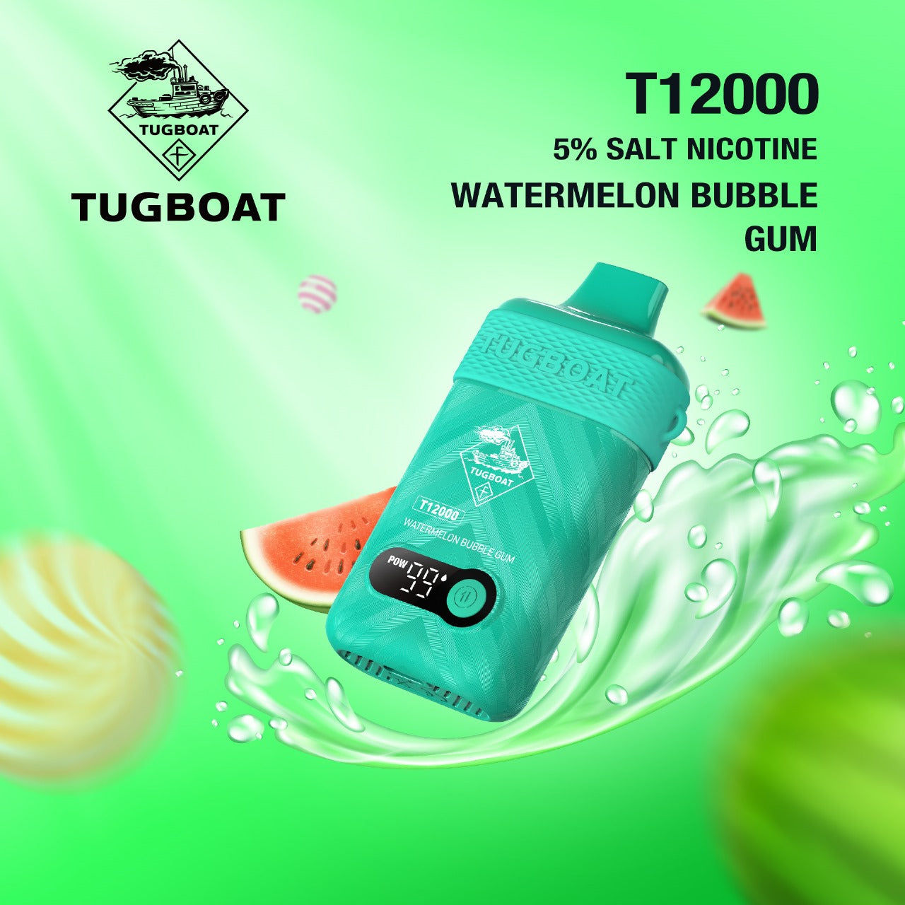 TUGBOAT T12000 DISPOSABLE VAPE 50MG