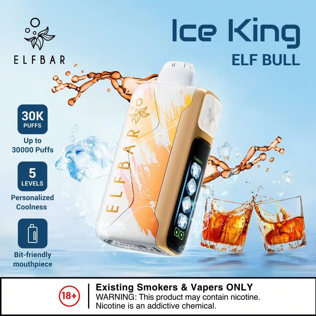 ELFBAR ICE KING 30000 PUFFS 5% Dragon Vape ELFBAR ICE KING 30000 PUFFS 5% Dragon Vape