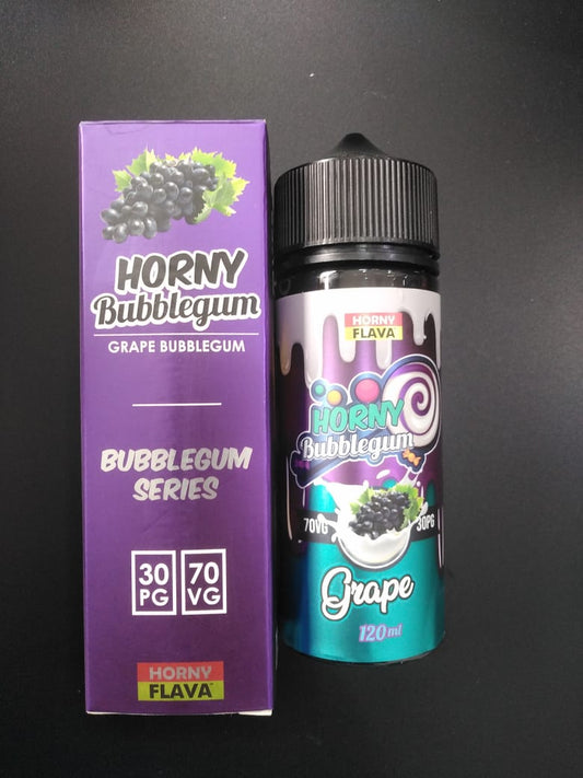 HORNY FLAVA - HORNY BUBBLEGUM - GRAPE BUBBLEGUM 120ML