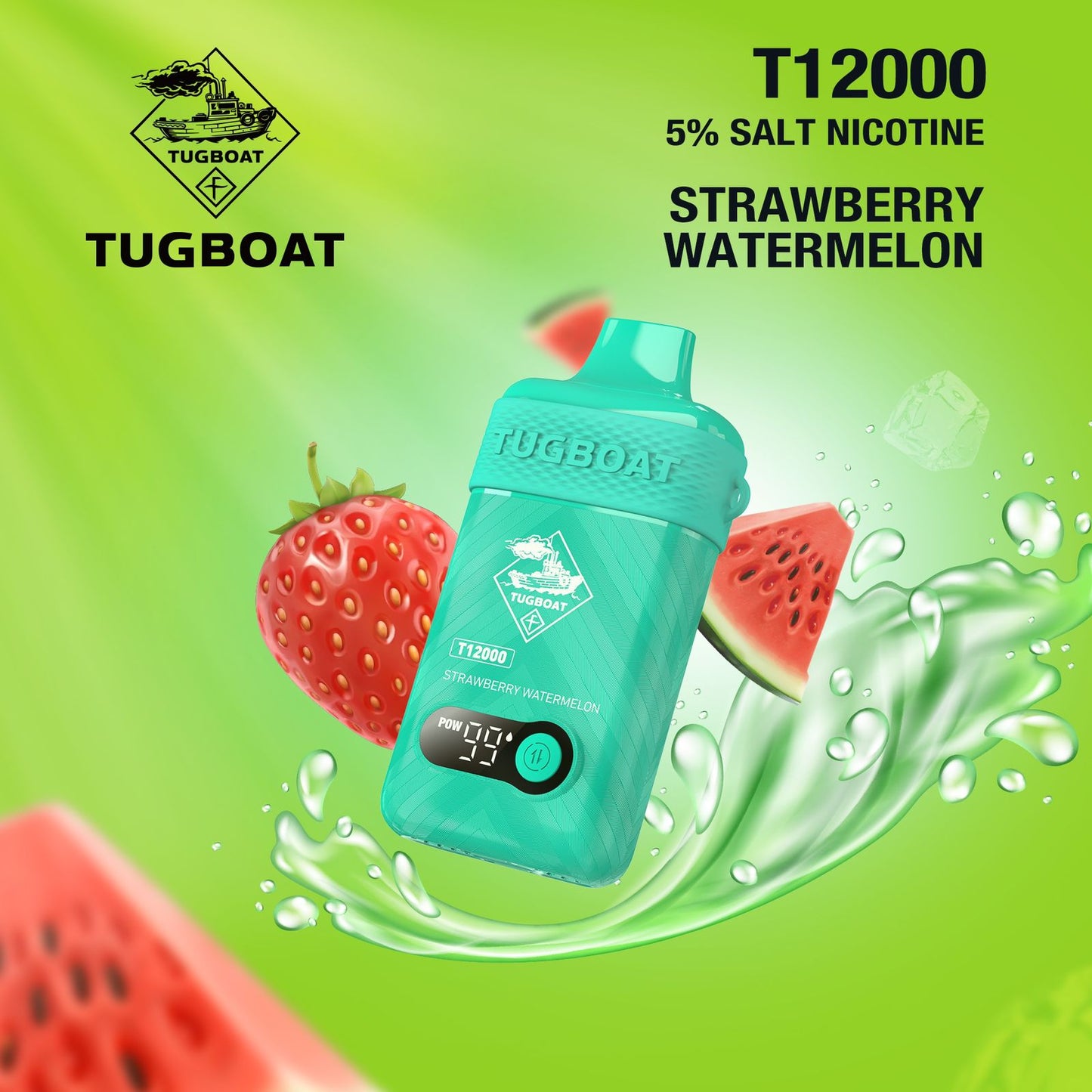 TUGBOAT T12000 DISPOSABLE VAPE 50MG