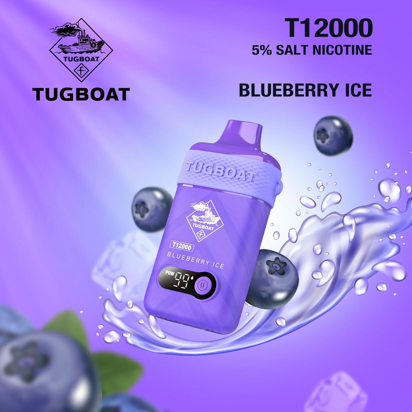 TUGBOAT T12000 DISPOSABLE VAPE 50MG