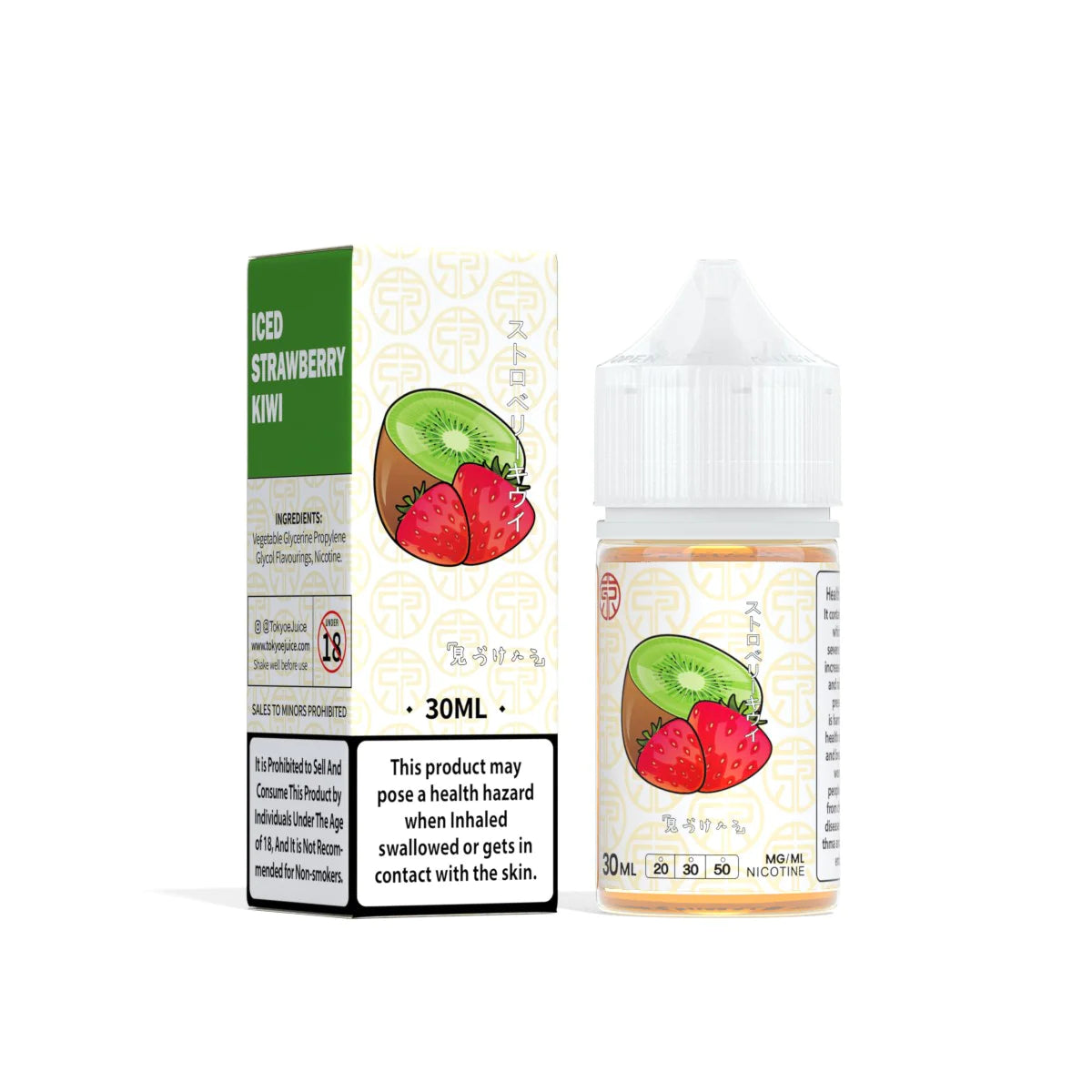 TOKYO - ICED STRAWBERRY KIWI 30ML [SALTNIC]