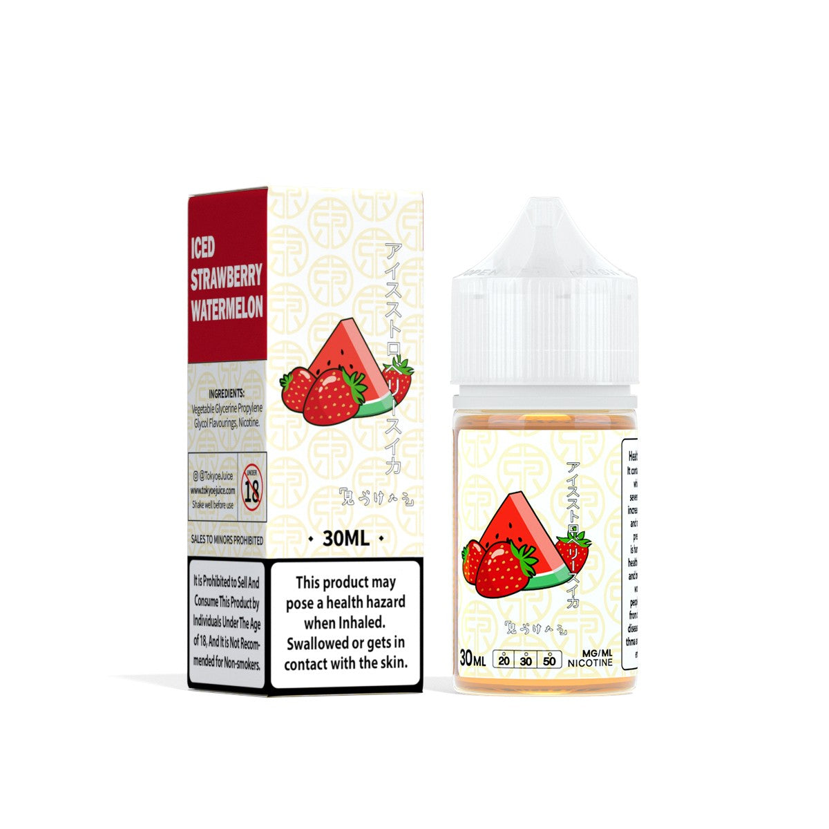 TOKYO - ICED STRAWBERRY WATERMELON 30ML [SALTNIC]