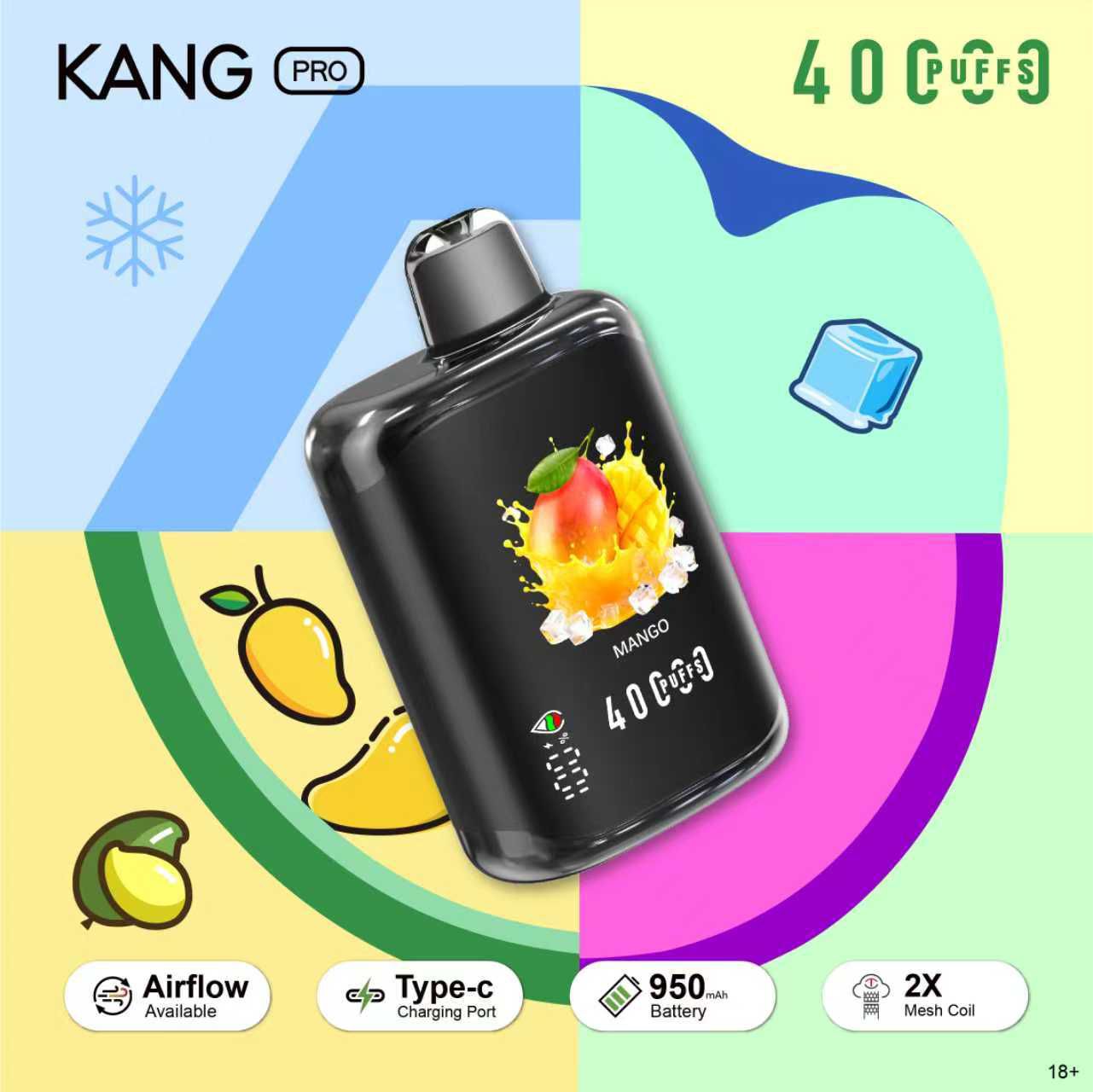 KANG PRO 2B 40000 PUFFS 30MG