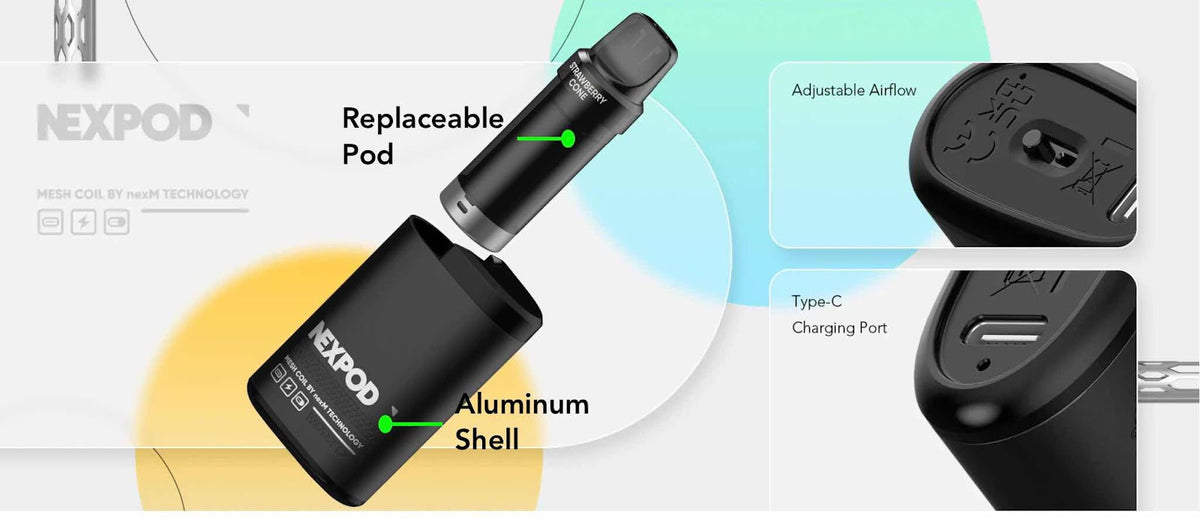 Nex Pro Pod NEXPOD PREFILLED POD KIT – Dragon Vape