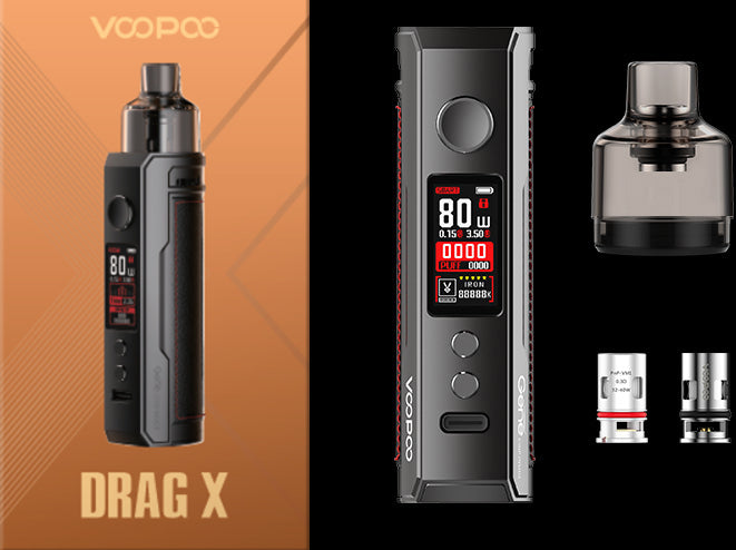VOOPOO - DRAG X 80W POD KIT – Dragon Vape
