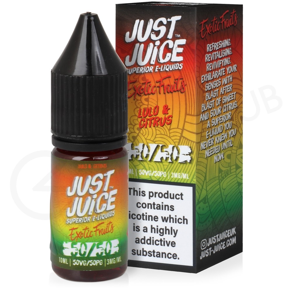 JUST JUICE - EXOTIC FRUITS LULO & CITRUS ON ICE 30ML [SALTNIC]