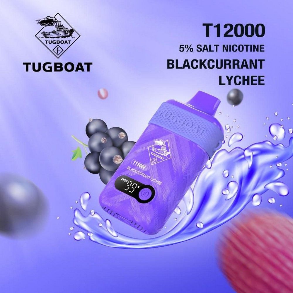 TUGBOAT T12000 DISPOSABLE VAPE 50MG