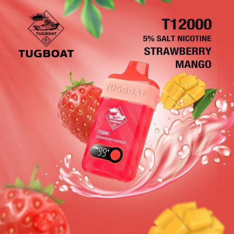 TUGBOAT T12000 DISPOSABLE VAPE 50MG