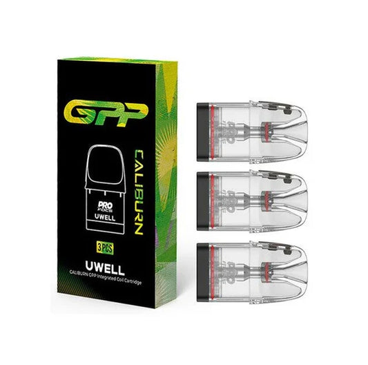 UWELL - CALIBURN GPP CARTRIDGE (3PCS/PACK) (Side Refill)