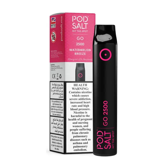 POD SALT GO 2500 PUFFS 2%